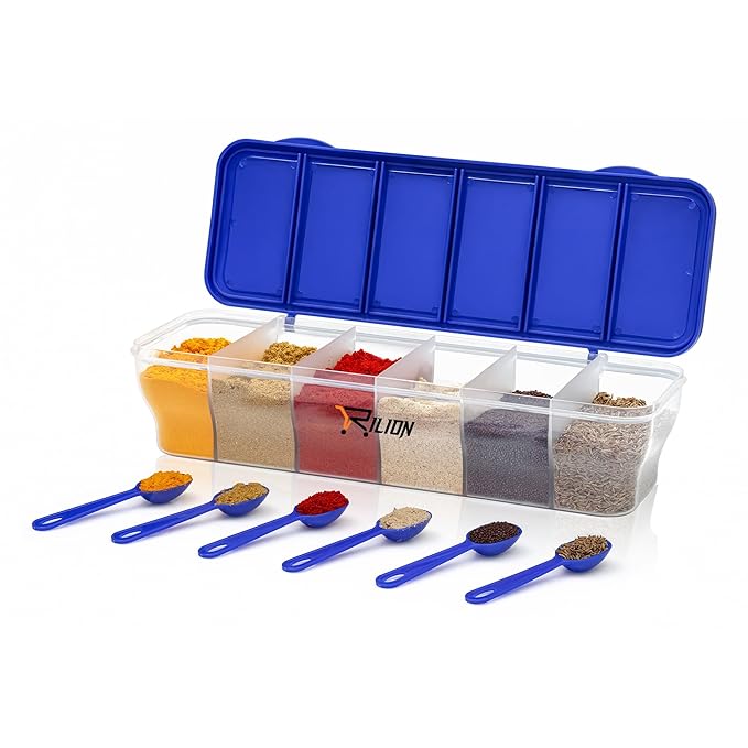 6 in 1 Masala Spice Box (Pack Of 1)