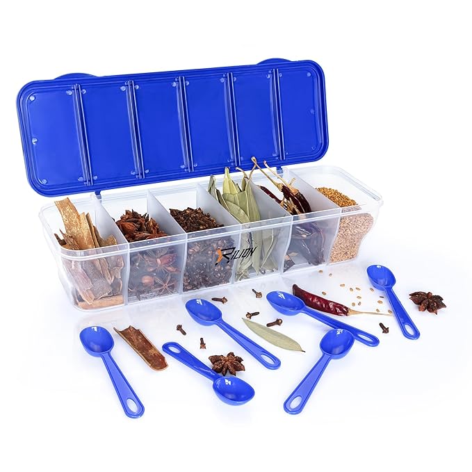 6 in 1 Masala Spice Box (Pack Of 1)