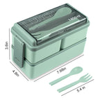 Double Decker Plastic Lunch Box