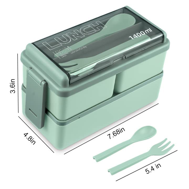 Double Decker Plastic Lunch Box