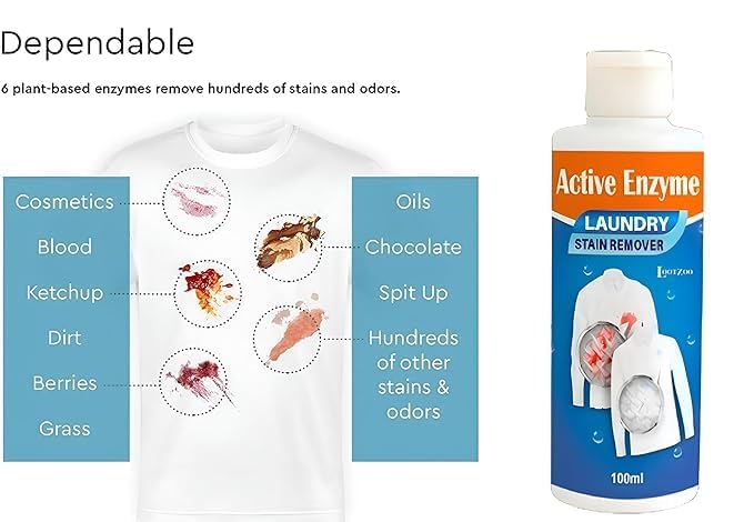 Removes Tough Stains Spot Cleaner Active Enzyme (Pack Of 2)