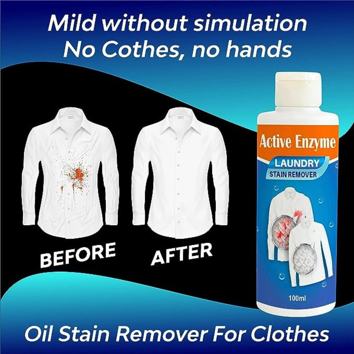 Removes Tough Stains Spot Cleaner Active Enzyme (Pack Of 2)